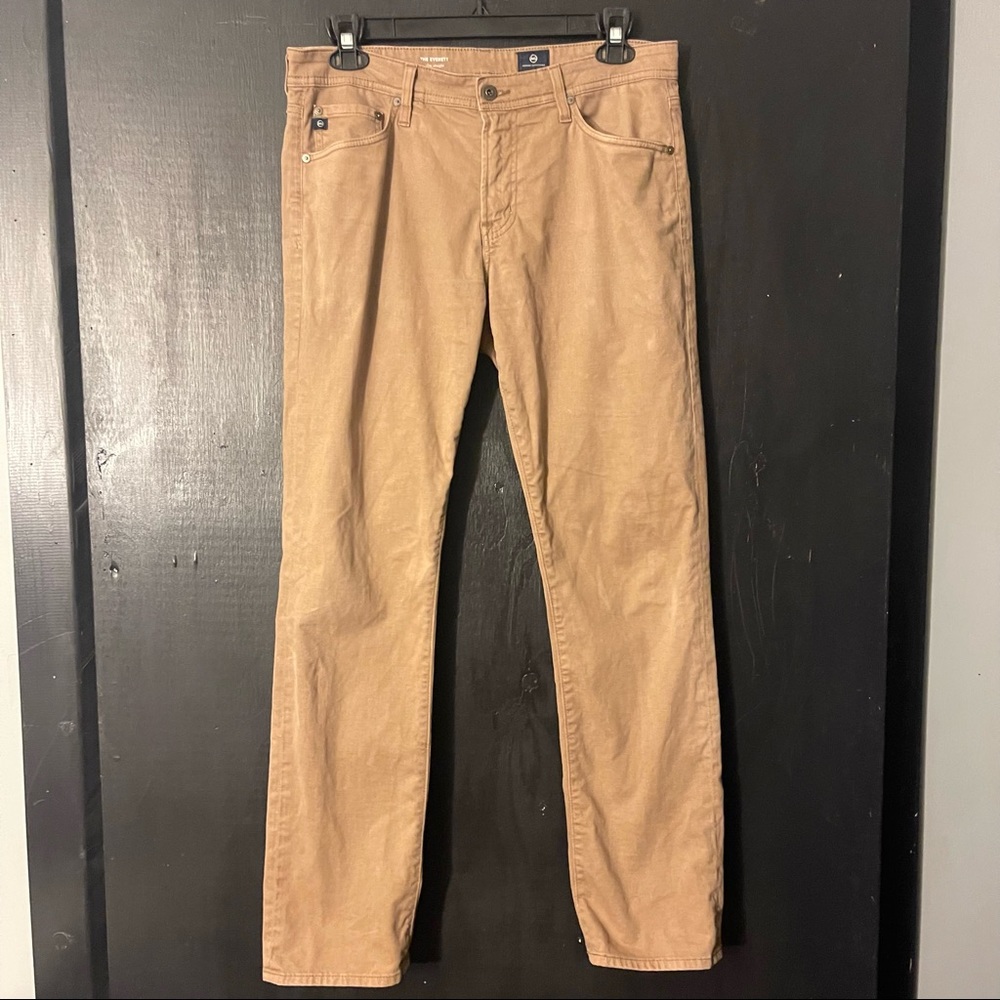 Mens Adriano Goldschmed Khaki Jeans Sz 33x32